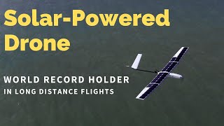 Sunbirds SolarPowered Drone World Record  English Channel Crossing [upl. by Tingley]