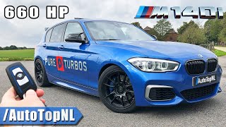 665HP BMW M140i xDrive REVIEW on AUTOBAHN NO SPEED LIMIT by AutoTopNL [upl. by Intruok706]