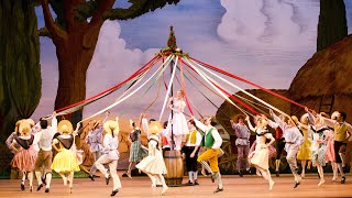 La Fille mal gardée – The Maypole Dance Act I scene II The Royal Ballet [upl. by Rydder]