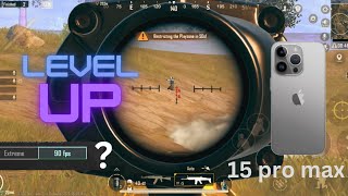 I phone 15 pro max gaming test ✅❌  bgmi gameplay  paid scrims 🥵 [upl. by Jerry208]