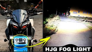 Yamaha MT 15 Headlight Modification  MT 15 crazy modifications  HJG fog light install  asvlogsdnk [upl. by Tonnie]