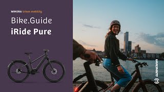 BikeGuide Winora iRide Pure  Urban Mobility  Life in Motion [upl. by Nannoc425]