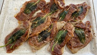 Saltimbocca alla Romana ricetta originale [upl. by Essilrahc]