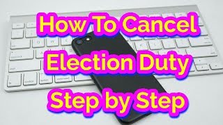 How to cancel Election duty cancellation of election duty general election [upl. by Enahc955]