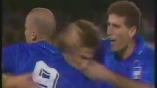 14 ottobre 1992  ItaliaSvizzera 22 Qualificazioni Mondiali  Almanacchi Azzurri [upl. by Aissert613]