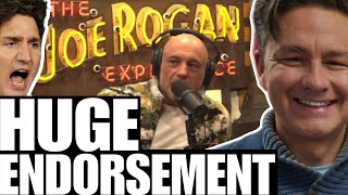 Joe Rogan tells Canada to vote for Pierre Poilievre [upl. by Drescher]