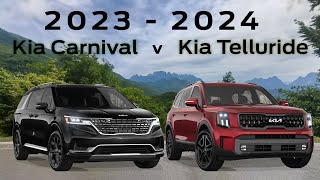 Kia Carnival vs Kia Telluride [upl. by Anev114]