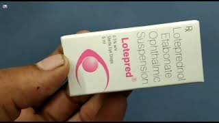 Lotepred Eye Drop  Loteprednol etabonate Ophthalmic Suspension  Lotepred Eye Drops Uses Benefits [upl. by Etteloc]