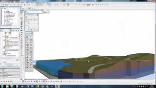 BIM med ArchiCAD SOSI til 3Dterreng [upl. by Yrailih]