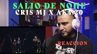 REACCION a Salio De Noche Video Oficial  CRIS MJ x AKA 420 x STARS MUSIC CHILE [upl. by Atok118]