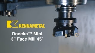 Face Milling Inconel 625  CNC Machining  Kennametal Dodeka [upl. by Niwde617]