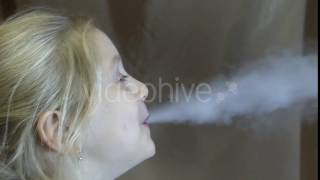 a Girl With Dry Ice Smoke From Her Mouth [upl. by Dino]