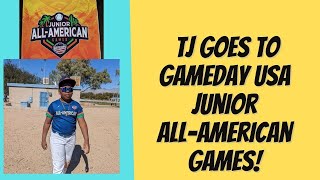 TJ Goes to GameDay USA Junior AllAmerican Games [upl. by Andromede]