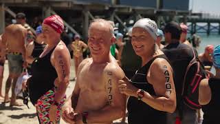 Busselton Jetty Swim 2024 Highlights [upl. by Haidebez794]