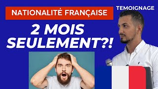 🤯Nationalité française après 2 mois d’attente seulement 🙀😳témoignage d’une abonnée [upl. by Florrie]