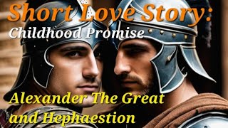 Short Narrated MMGay story Alexander the Great and Hephaestion  Childhood Promise romance story [upl. by Fleece]