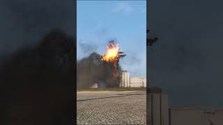 F35 vertical landing failure engine fire [upl. by Yurik273]