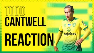 Norwich City 12 Manchester United AET  Todd Cantwell Reaction [upl. by Atteoj]