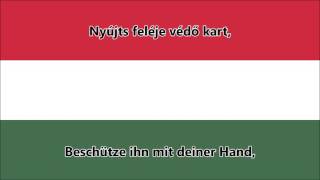 Nationalhymne Ungarn HUDE Text  Anthem of Hungary [upl. by Bael]