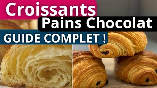 8 Croissants 8 Pains au Chocolat Parfaits  Guide Complet CAP Pâtissier [upl. by Ennahteb64]