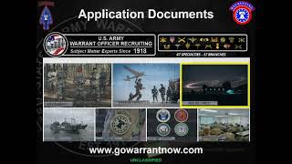 U S Army Warrant Officer Recruiting and Application Brief 2024 [upl. by Krenek279]