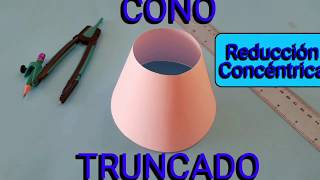 CONO TRUNCADO Reducción Concéntrica [upl. by Atelahs]