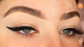 Winged Eyeliner For Hooded Eyes Tutorial  How To Do Winged Eyeliner On Hooded Eyes [upl. by Otilia]