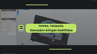 EDGECAM  Tippektrükkök  Szerszám kilógás beállítása [upl. by Demmahom521]