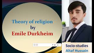 Theory of religion by emile durkheim  Concept of religion  Socio studies [upl. by Latty]