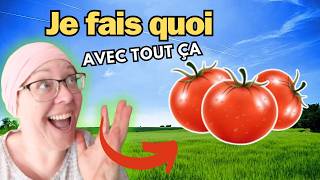 Toutes les recettes faites maison avec les tomates du jardin  idées mealprep food jardin [upl. by Flo]