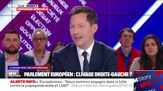 FrançoisXavier Bellamy dans le grand oral des européennes sur BFMTV [upl. by Acinyt]