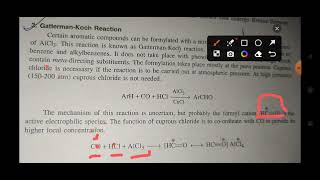 Gatterman  Koch reaction [upl. by Zacks]