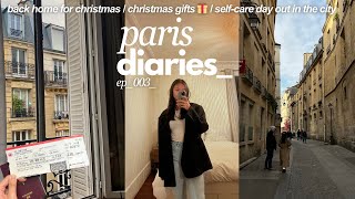 paris in december  home for christmas selfcare out in the city amp family time [upl. by Josy]