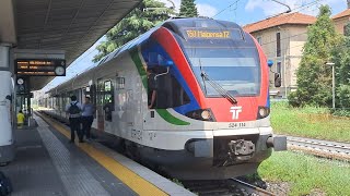 TRENI sulla MILANO  GALLARATE  Stazioni di Rho Fiera Milano amp Gallarate [upl. by Olim56]