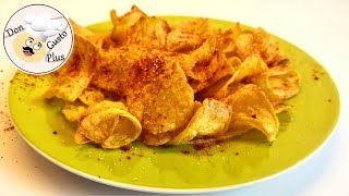 Selbstgemachte Kartoffelchips 🥔😍  Heißluftfritteuse Airfryer [upl. by Cheslie315]