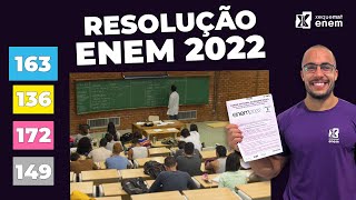 🔘Questão 163  Caderno Azul  Estatística  MATEMÁTICA ENEM 2022 [upl. by Allister]