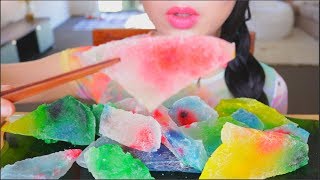 ASMR KOHAKUTOU JEWEL CANDY  CRYSTAL CANDY  EATING SOUNDS NO TALKING [upl. by Abbot]