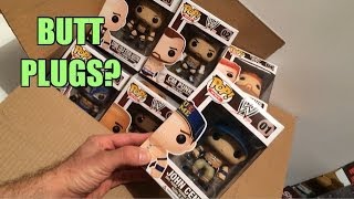 Hilarious UNBOXING of WWE Pop Vinyl Wrestling Action Figures by Funko [upl. by Yleik]