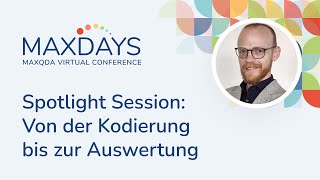 MAXDAYS 2024 Spotlight Session Von der Kodierung bis zur Auswertung [upl. by Welcher]