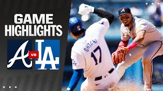 Braves vs Dodgers Game Highlights 5524  MLB Highlights [upl. by Atir866]