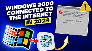 What happens if you connect Windows 2000 to the Internet in 2024 [upl. by Ailenroc]