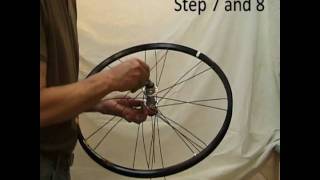 Wheelbuilding  Lacing a cycle wheel with full description [upl. by Tiphany]