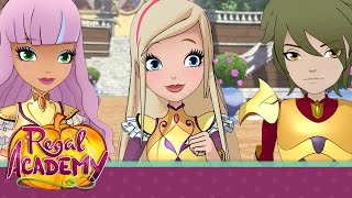 Regal Academy  Ep 25  Fall of the Guardians Clip [upl. by Ellekcim]