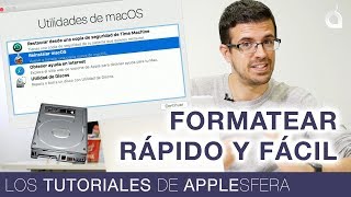 CÓMO FORMATEAR UN MAC BIEN RÁPIDO Y FÁCIL  Los Tutoriales de Applesfera [upl. by Patrich807]