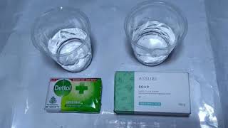 Vestige Assure Soap vs Dettol Soap  testing clear quality [upl. by Chrissie927]