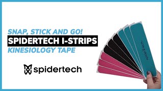 SpiderTech Universal iStrip Kinesiology Tape SNAP STICK and GO [upl. by Anirtap]