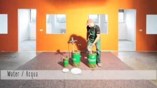 Tutorial Gobbetto DEGA CONCRETE – pavimenti in resina cementiziamicrocemento  Epoxy Resin Floors [upl. by Ahsiam186]