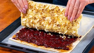 The familys favorite recipe Puff pastry dessert in just 10 minutes [upl. by Airpac]