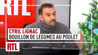 Cyril Lignac  le bouillon de légumes au poulet [upl. by Ailedroc]