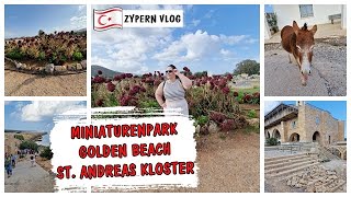 MINIATURENPARK GOLDEN BEACH amp KLOSTER ST ANDREAS ▹ ZYPERN VLOG 3 [upl. by Oeramed]